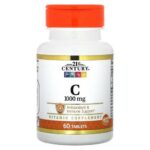 21st Century, Vitamin C, 1,000 mg, 60 tablets,21st Century, Vitamin C, 1.000 mg, 60 Tabletten