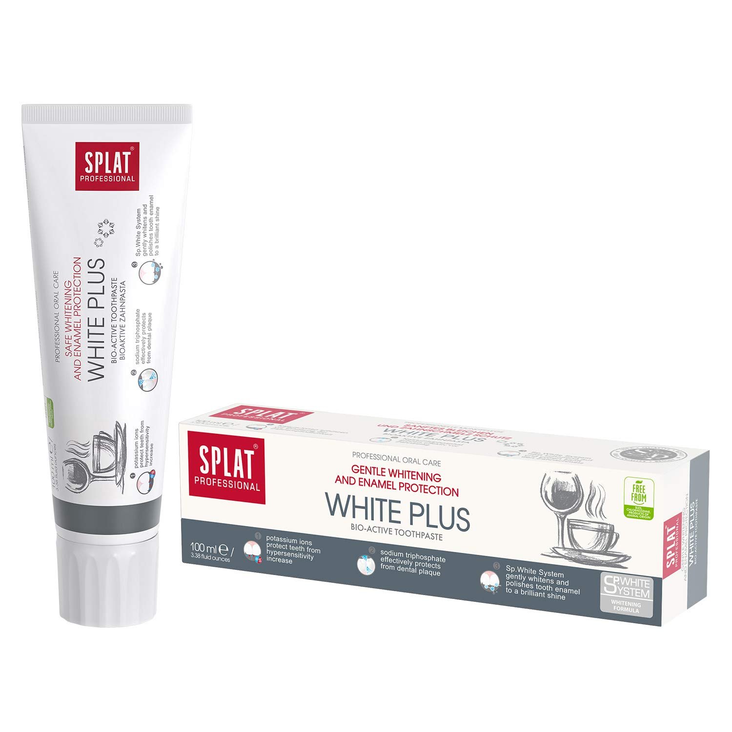 SPLAT Profesional White Plus Toothpaste 100 ml