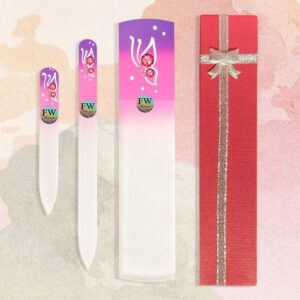 Fulgent World s.r.o.,PREMIUM GIFT SET”BUTTERFLY” GLASS NAIL FILES & GLASS FOOT FILE IN A GIFT BOX – 3PCS MANICURE AND PEDICURE SET (GREEN),PRÉMIOVÁ DÁRKOVÁ SADA SKLENĚNÉ PILNÍKY NA NEHTY „BUTTERFLY“ A SKLENĚNÝ PILNÍK NA CHODIDLA V DÁRKOVÉ KRABICI – 3KUSOVÁ SADA MANIKÚRY A PEDIKÚRY (ZELENÁ)
​