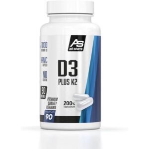 All Stars D3 + K2 Vitamin Capsules, 46.4 g,All Stars D3 + K2 Vitaminkapseln, 46,4 g