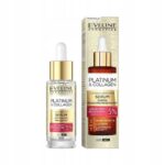 Eveline Cosmetics,Anti-aging facial serum Eveline Cosmetics Platinium & Collagen,Przeciwstarzeniowe serum do twarzy Eveline Cosmetics Platinium & Collagen