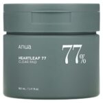 Anua, Heartleaf 77%, Clear Pad, 5.41 fl oz (160 ml),Anua, Heartleaf 77%, durchsichtiges Pad, 160 ml (5,41 fl. oz.)