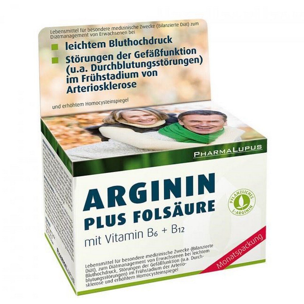 ARGININE PLUS folic acid capsules, 120 pcs