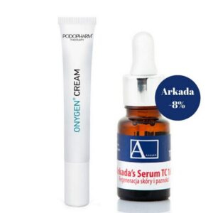 ARKADA ,SERUM + ONYGEN CREAM set,Zestaw SERUM + KREM ONYGENOWY