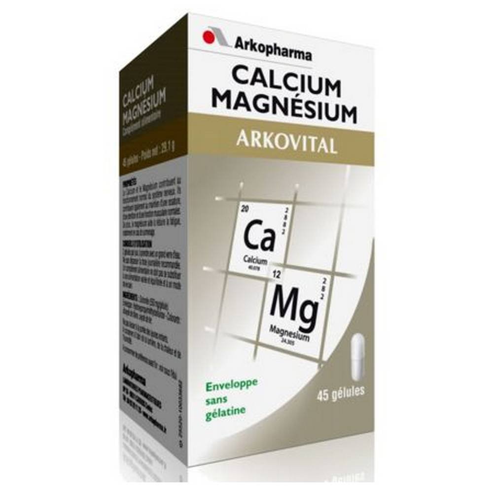 Arkovital Calcium - Magnesium, 45, Arkovital Calcium - Magnésium