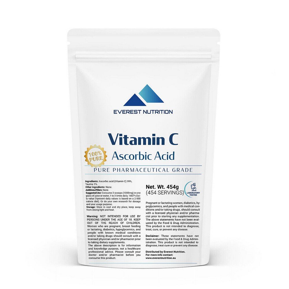 ASCORBIC ACID VITAMIN C 100% PURE PHARMACEUTICAL QUALITY POWDER,KWAS ASKORBINOWY WITAMINA C 100% CZYSTEJ JAKOŚCI FARMACEUTYCZNEJ PROSZEK