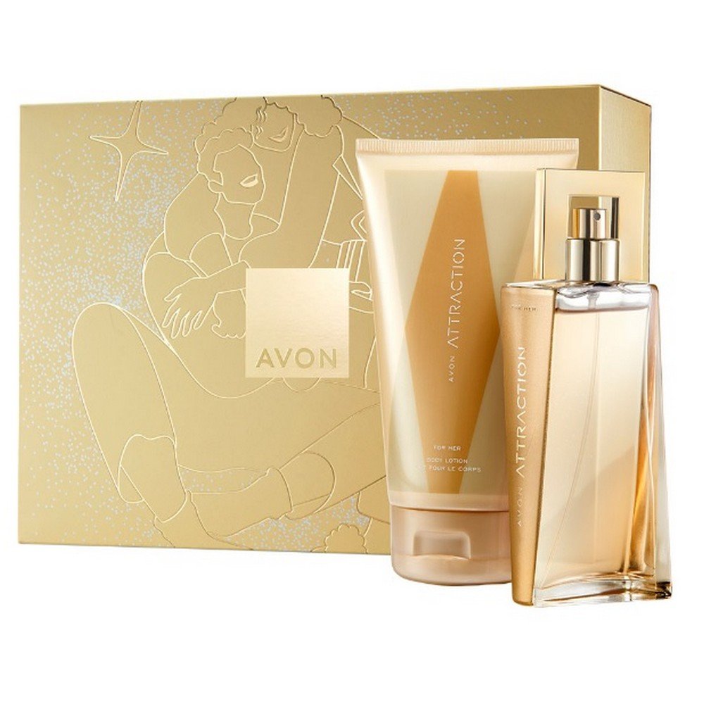 Avon,Avon Attraction 50 ml EDP + 150 ml balm,Avon Attraction 50 ml EDP + 150 ml balsam