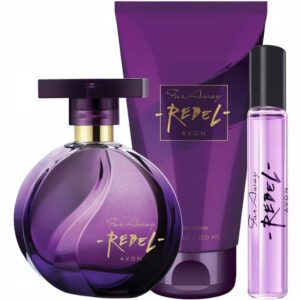 Avon,AVON FAR AWAY REBEL GIFT SET VALENTINE'S DAY PERFUMED WATER 50ML ,AVON FAR AWAY REBEL ZESTAW PREZENT WALENTYNKI WODA PERFUMOWANA 50ML