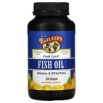 Barlean's, Fresh Catch, Fish Oil Supplement, Omega-3 EPA/DHA, Orange Flavor, 250 Softgel Capsules,Barlean's, Fresh Catch, Fischöl-Ergänzungsmittel, Omega-3 EPA/DHA, Orangengeschmack, 250 Softgel-Kapseln