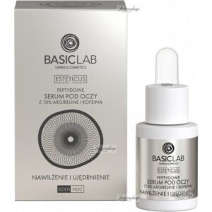 BasicLab Lifting eye and eyelid serum with 10% peptide complex and ceramides, 15 ml
