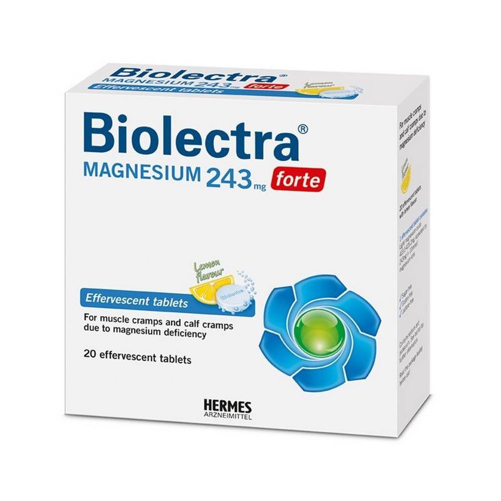 Biolectra Magnesium lemon, 243mg, 20, Биолектра Магнезий лимон, 243мг