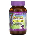 Bluebonnet Nutrition, Rainforest Animalz Grape Flavor, 180 Chewable Tablets,Bluebonnet Nutrition, Rainforest Animalz, мультивитамин на основе цельных продуктов, 180 жевательных таблеток в форме животных