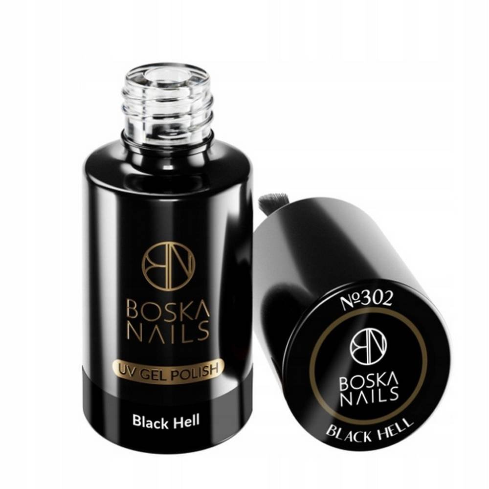 Boska Nails Black Hell 302, 6ml - Image 2