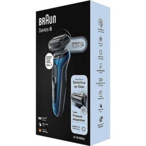Braun Series 6 61-B1000s foil scraper black, blue;Braun Series 6 61-B1000s Folienschaber schwarz, blau