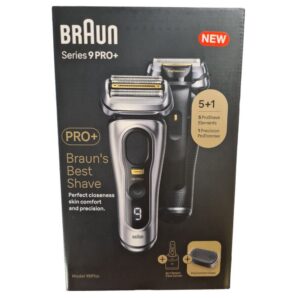 Braun Series 9 Pro+ 9597cc Wet&Dry shaver with massage head + cleaning station;Braun Series 9 Pro+ 9597cc Nass- und Trockenrasierer mit Massagekopf + Reinigungsstation
