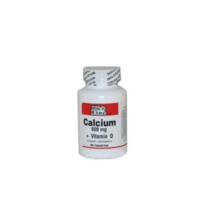 Calcium + Vitamin D 600 mg, 60, Калций + Витамин D 600 мг