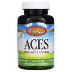 Carlson, ACES, Vitamin A, C, E + Selenium, 90 softgels,Carlson, ACES, витамины A, C, E и селен, 90 мягких таблеток