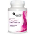 Aliness, Chelated magnesium capsules 100 pcs., Chelatowane kapsułki magnezu 100 szt.