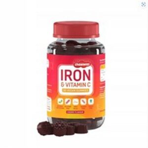 Chewwies Chewable Cherry Flavored Candies Iron & Vitamin C Iron & Vitamin Cherry 30 pcs.