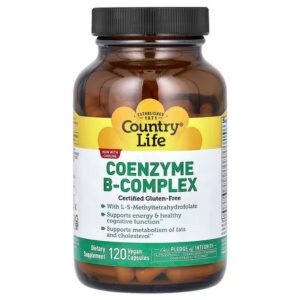 Country Life, Coenzyme B-Complex, Coenzyme B Complex, 120 vegetable capsules,Country Life, Coenzyme B-Complex, Coenzym-B-Komplex, 120 pflanzliche Kapseln