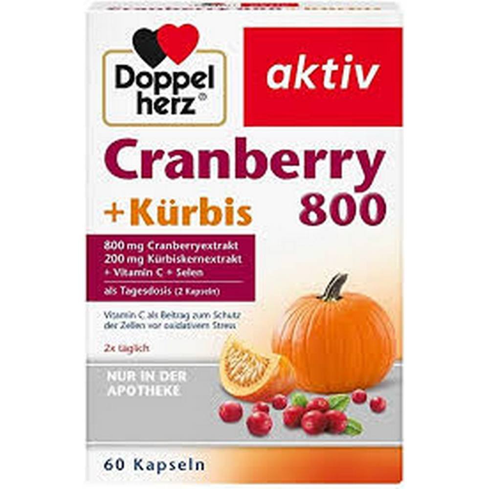 Cranberry+pumpkin capsules, 60 pc