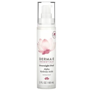 DERMA E, Overnight Peel, Exfoliant Facial, 2 fl oz (60 ml),DERMA E, Overnight Peel, Gesichtspeeling, 60 ml (2 fl. oz.)