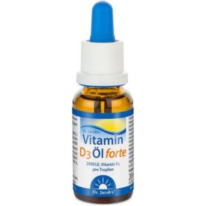 Dr. Jacob's Vitamin D3 Oil Forte 20 ml I 2000 IU 50 mg Drops, 
Dr. Jacob's Vitamin D3 Oil Forte 20 ml I 2000 IE 50 mg Tropfen