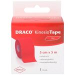 DRACO KINESIOTAPE 5 cmx5 m red, 1 pc