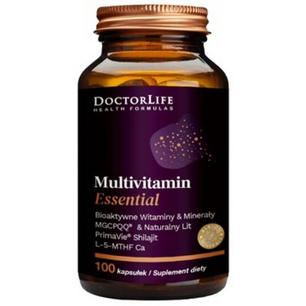 Doctor Life, Essential Vitamins 100 pcs, Niezbędne Witaminy 100 szt