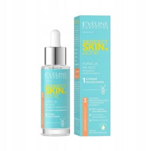 Eveline Cosmetics,Eveline Cosmetics Night Acne Treatment Perfect Skin,Eveline Cosmetics Nocna kuracja na trądzik Idealna skóra