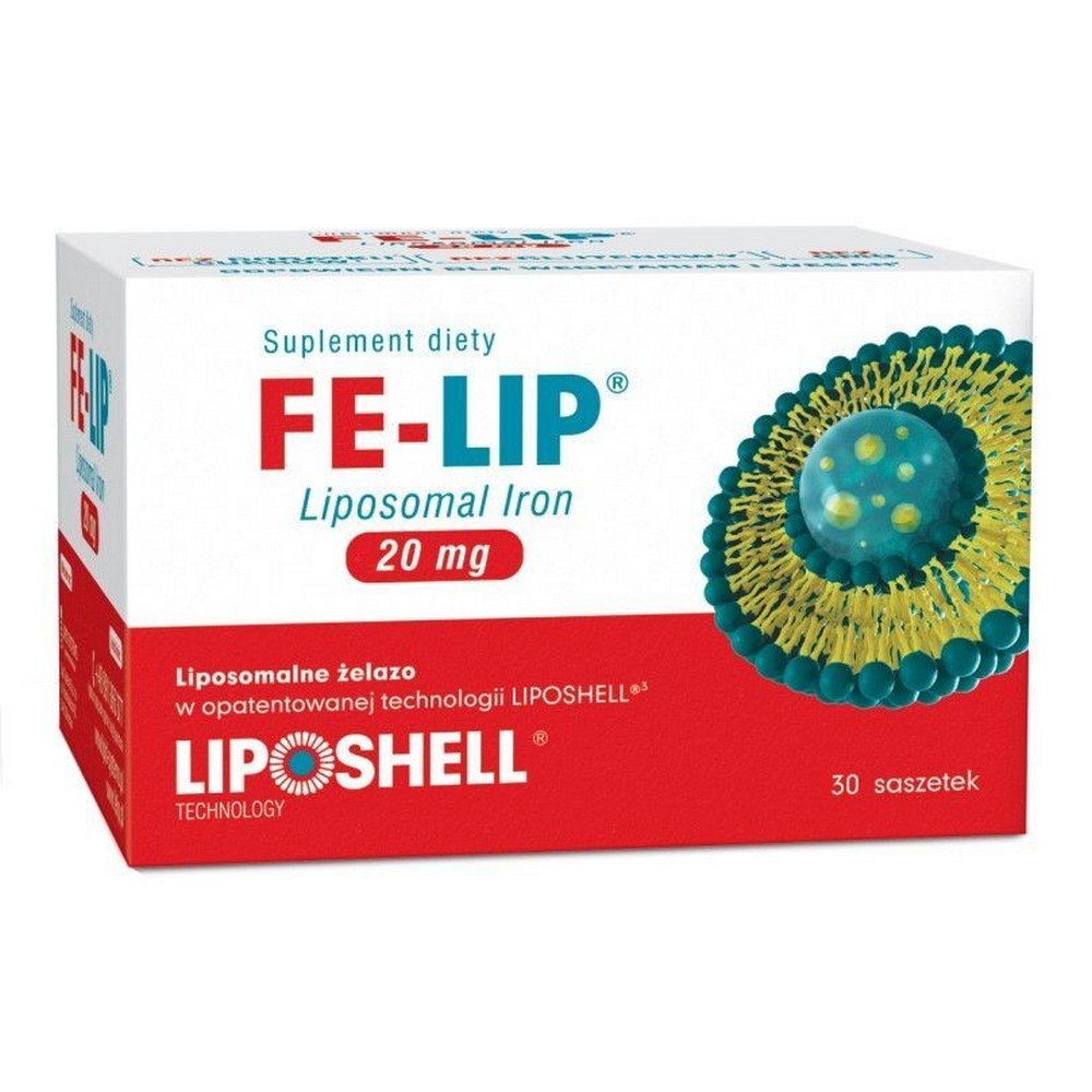 Fe-Lip Liposomal Iron 20 Mg 30 Sach.