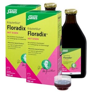 FLORADIX with iron oral solution 2x700 ml, FLORADIX mit Eisen Lösung zum Einnehmen 2x700 ml