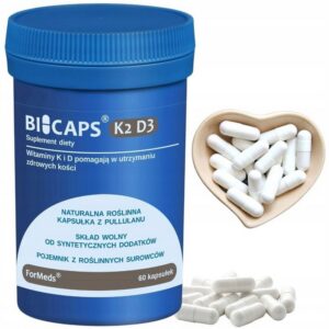 ForMeds,BICAPS K2&D3, Natural,Vitamin K2 D3,BICAPS K2&D3, Naturalny, Witamina K2 D3