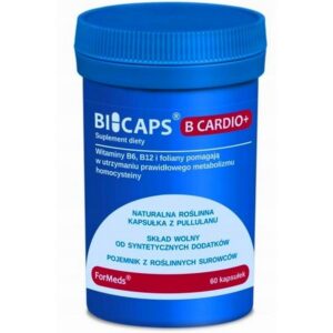 ForMeds,Dietary supplement BiCaps B Cardio+ vitamin B6 60 ml 60 pcs,Suplement diety BiCaps B Cardio+ witamina B6 60 ml 60 szt.