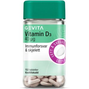 Gevita vitamin D3 40mcg 150