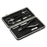 Mont Bleu s.r.o.,Giesen & Forsthoff’s Timor 6-piece Manicure Set in Black Leather Case,6dílná sada na manikúru Giesen & Forsthoff Timor v černém koženém pouzdře