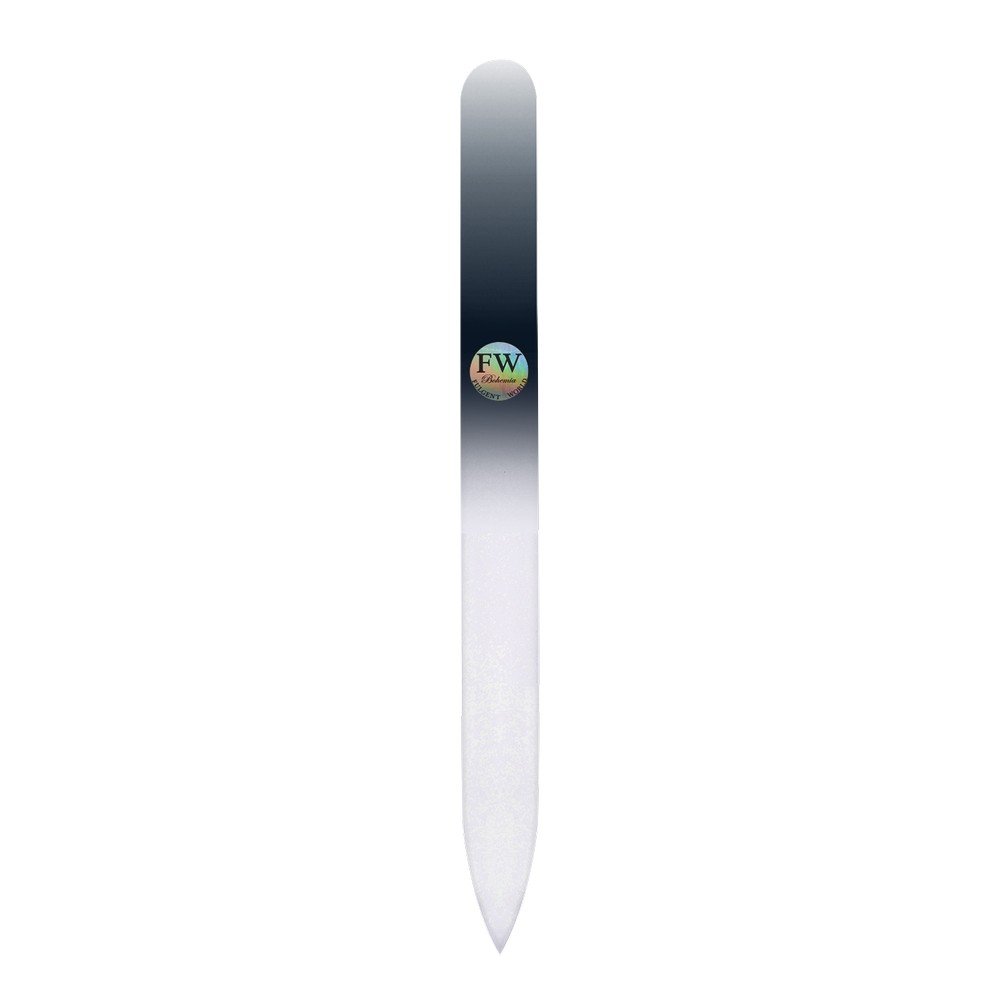 Fulgent World s.r.o.,GLASS NAIL FILE (BLACK/WHITE),SKLENĚNÝ PILNÍK NA NEHTY (ČERN/BÍLÝ)