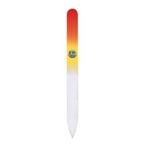 Fulgent World s.r.o.,GLASS NAIL FILE (YELLOW/RED),SKLENĚNÝ PILNÍK NA NEHTY (ŽLUTÝ/ČERVENÝ)