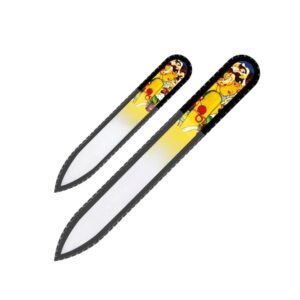 Fulgent World s.r.o.,GLASS NAIL FILES 3D SERIES SET OF 2 – ALPHONSE MUCHA #10,SKLENĚNÉ PILNÍKY NA NEHTY 3D SÉRIE SADA 2 – ALPHONSE MUCHA #10