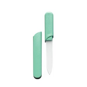 Fulgent World s.r.o.,GLASS NAIL FILES IN A HARD CASE – TURQUOISE,SKLENĚNÉ PILNÍKY NA NEHTY V TVRDÉM POUZDRU – TYRKYSOVÉ