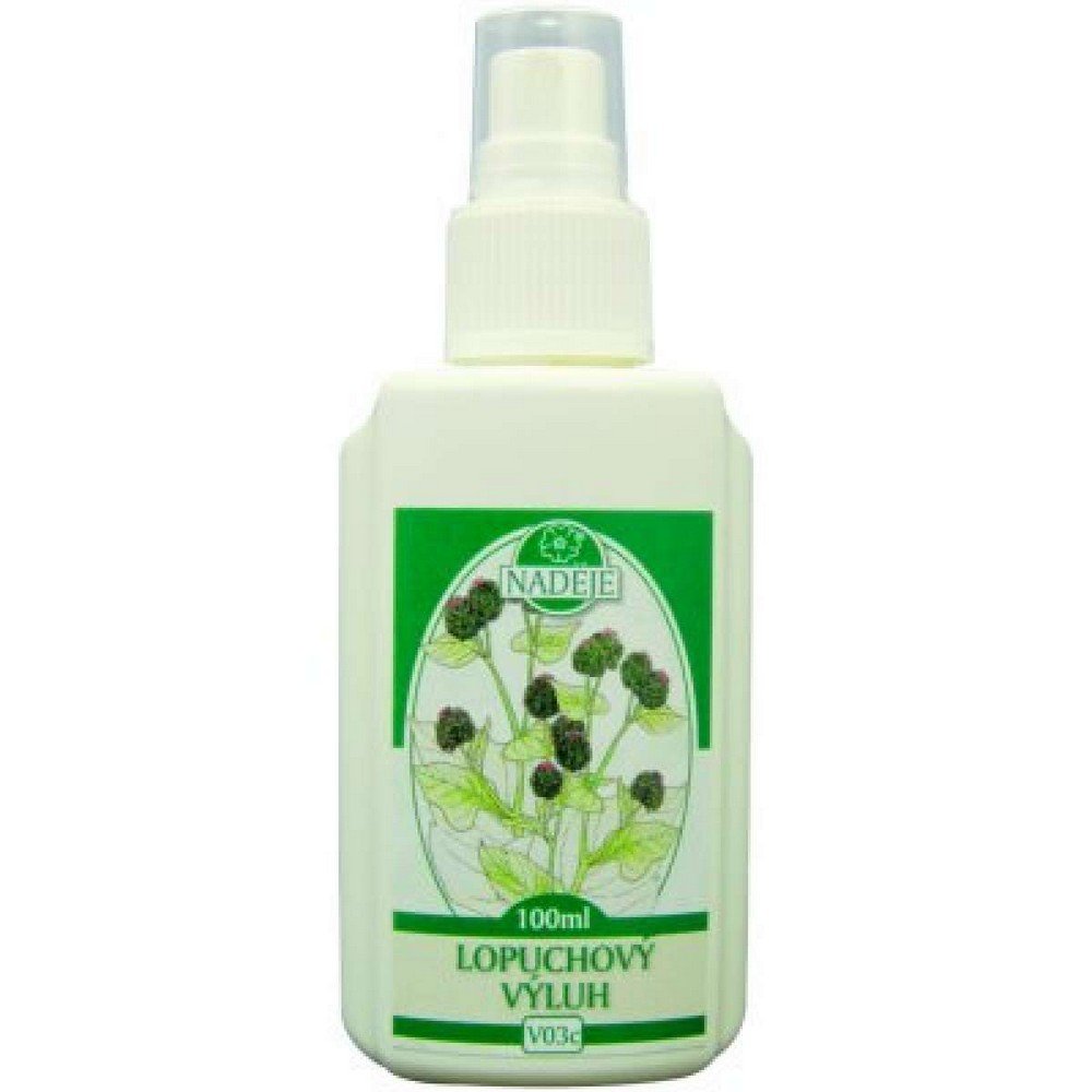 Nadeje,Hope burdock infusion with sprayer 100 ml,Naděje lopuchový výluh s rozprašovačem 100 ml