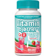 Vitaminbjørn Calcium + vitamin D 50