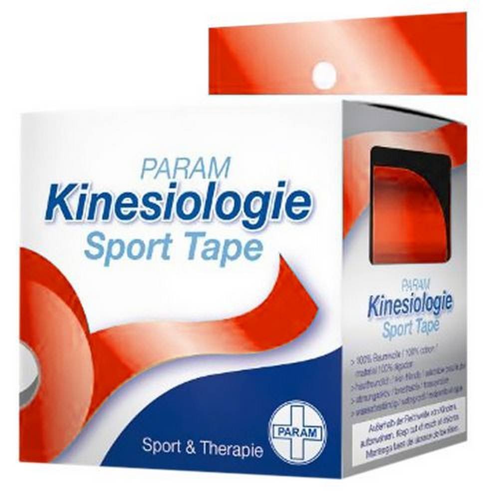 KINESIOLOGY Sport Tape 5 cmx5 m red, 1 pc
