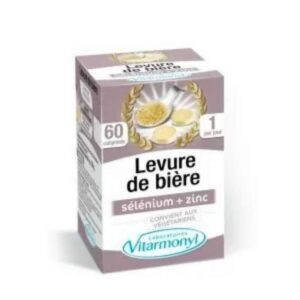 Levure de bier selenium + zinc, 60, Левюр де биер селен + цинк