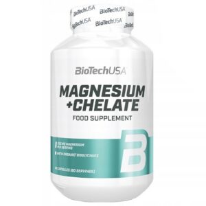 BioTech USA, MAGNESIUM + CHELATE 60 CAPSULES, MAGNEZ + CHELAT 60 KAPSUŁEK