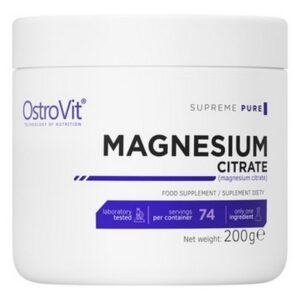 OstroVit, Magnesium Citrate powder 200 g, Cytrynian magnezu w proszku 200 g