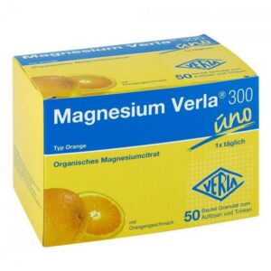 MAGNESIUM VERLA 300 orange granules, 50 pcs
