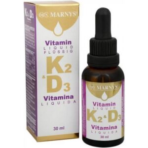 Marnys Liquid Vitamin K2 and D3 30 ml, Marnys Tekutý Vitamín K2 a D3 30 ml