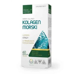 MEDICA HERBS Marine Collagen 60 Capsules,MEDICA HERBS Kolagen Morski 60 Kapsułek