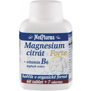 MedPharma Magnesium citrát Forte B6 67